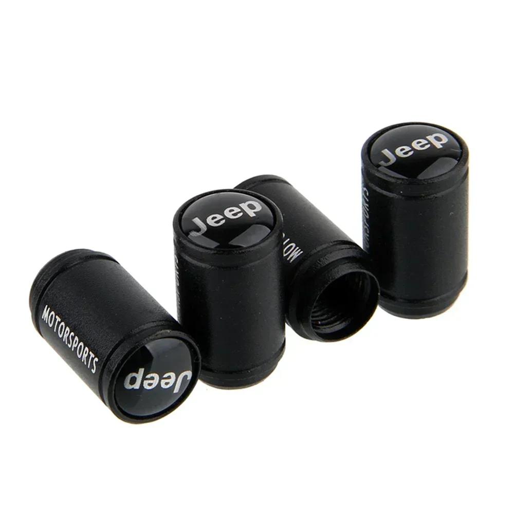 For Jeep Colorful Wheel Valve Stem Dust Caps for Jeep Grand Cherokee Commander Wrangler Jk Tj Jl Liberty Patriot Compass Rena