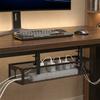 Space Saving Under Desk Wire Management Tray No Drilling Data Wire Storage Rack  for  Home