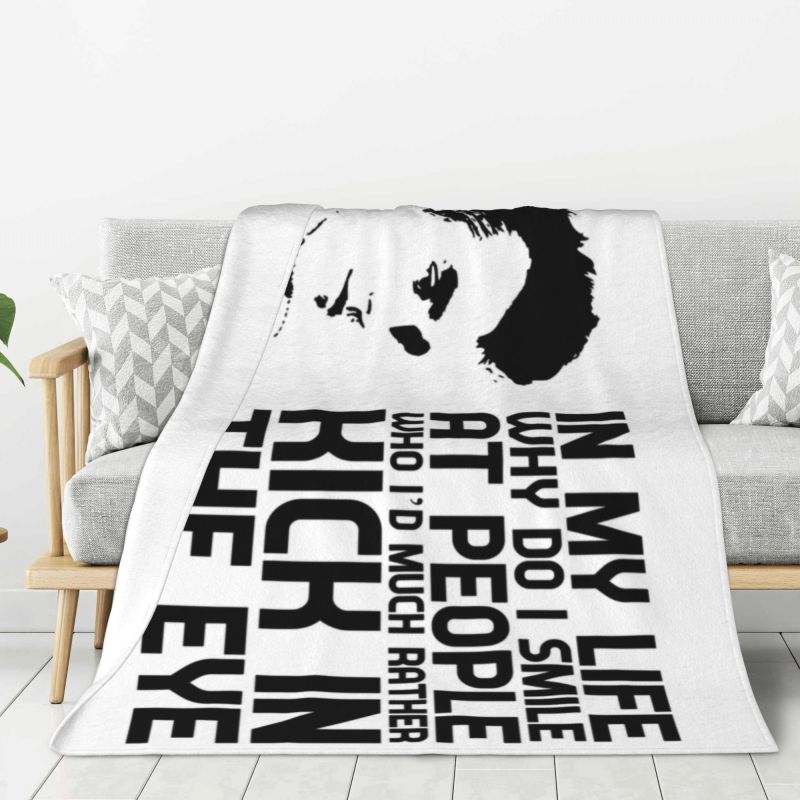 Custom Alternative Rock Band Smiths Blanket 3D Printed Soft Flannel Fleece Warm Throw Blankets for Travel Bedding Couch Quilt