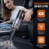 Portable Cordless Car Vacuum, Wet & Dry Multifunctional Mini Vacuum Cleaner, High Power Handheld Auto Cleaner