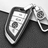 Pegatinas con Emblema de Llave de Coche de 14 mm Accesorios con Logotipo de Llave de Control Automático Para Volkswagen B7 B6 B5 Golf 4 5 6 Polo Passat CC Jetta Mk6 Tiguan Gol Cross Fox Plus