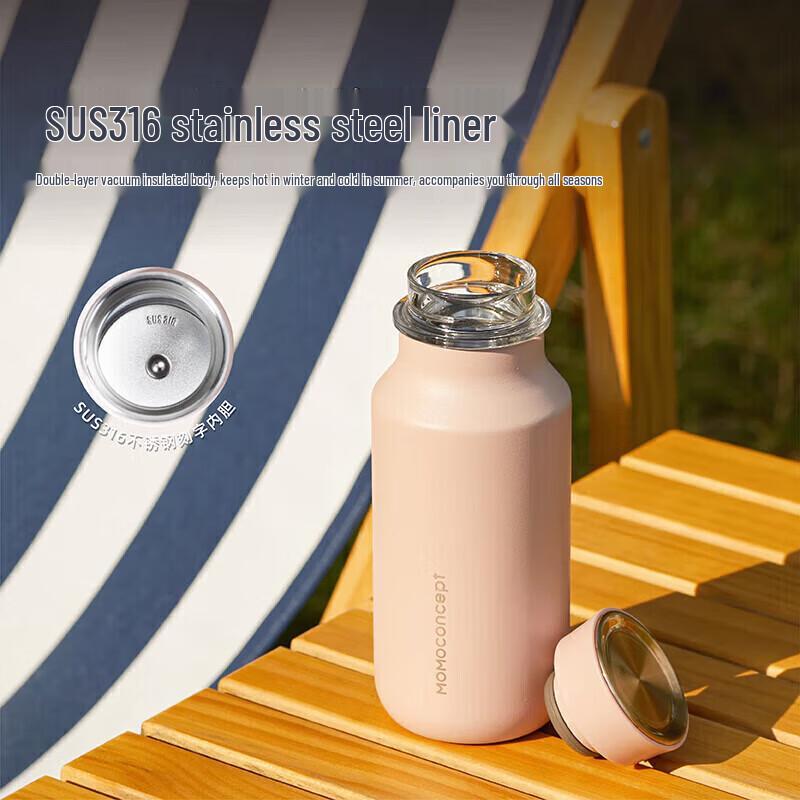 MOMOCONCEPT Insulated Travel Mug with Tea Infuser