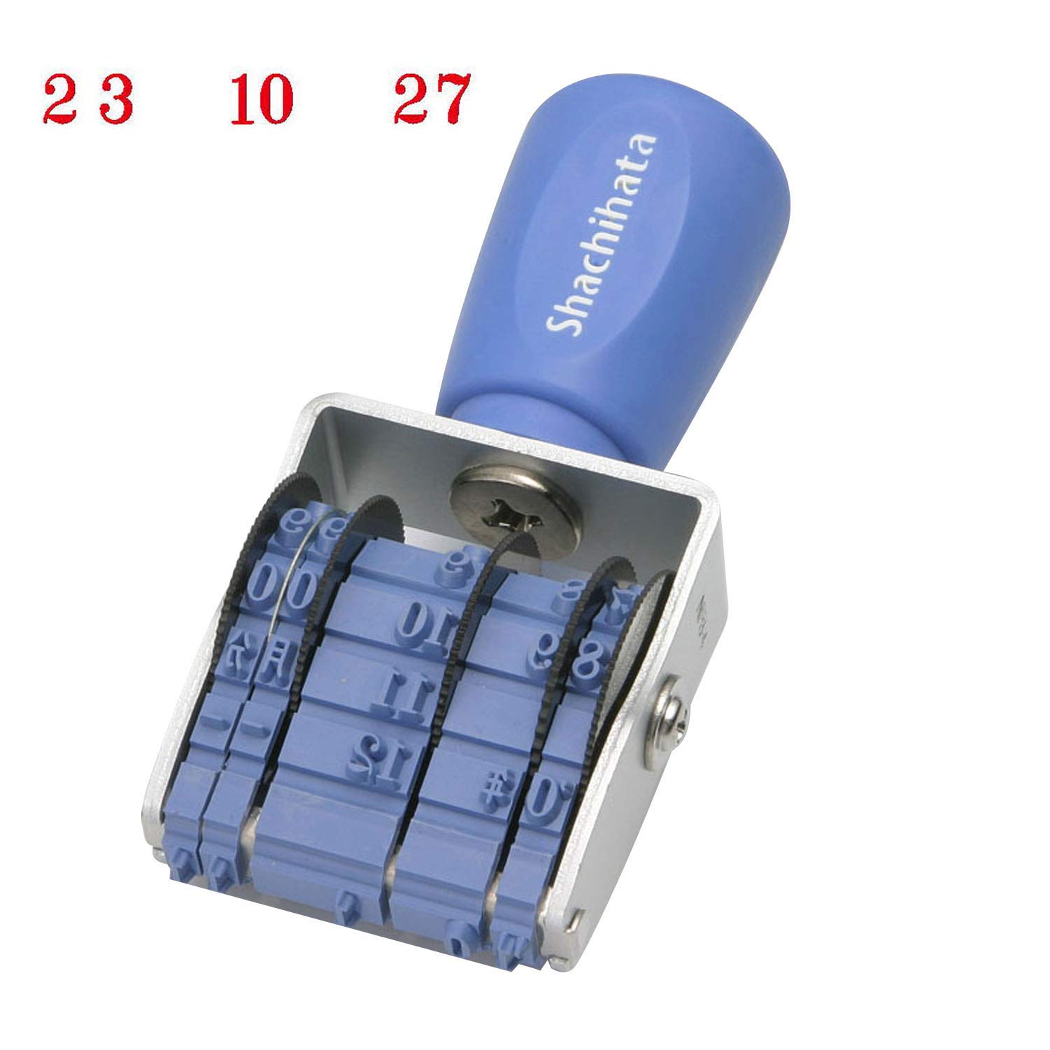 

Shachihata Вращающийся резиновый штамп европейского типа 34 x 5 Штамп шрифтом Минчо, Штамп, Текст, Дата, №. 4, Размер Прибл.. мм,