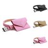 Female Mini Waist Belt Purse With Solid Color Design For Trendy And Sophisticated Style