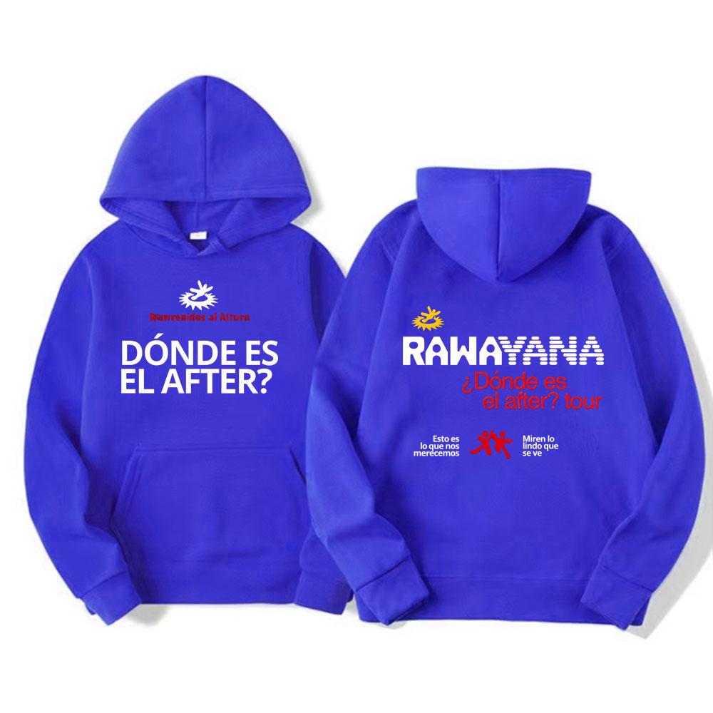 Rawayana Album Tour Merch Hoodies Men Women Harajuku Fashion Oversized Hoodie Sweatshirts