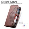 For Samsung Galaxy S25+ Case Calf Texture PU Leather Phone Cover with Wallet