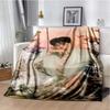 Популярний корейський актор Cha EunWoo Blanket Star Art Фланелева м'яка тепла ковдра для ліжка Спальня Ковдра для пікніка Подарунок для шанувальників