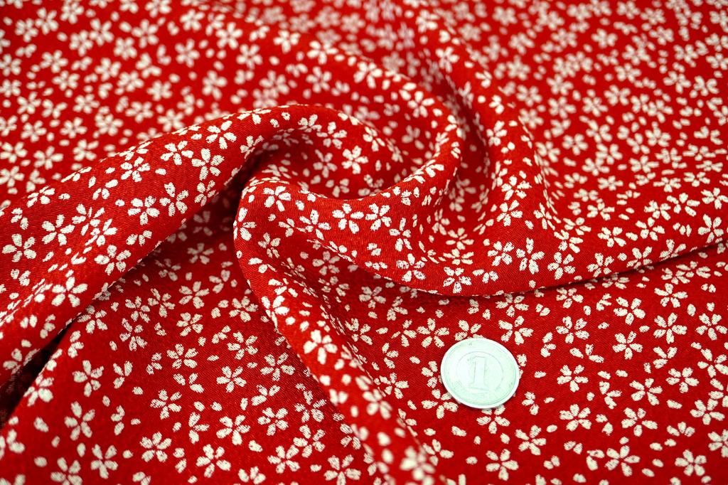 Blossom Snowstorm X X Japanese Edo Washable Made In Japanese Tsumami Japanese Japanese Sold by the Cut [Uni Fiber] [Komon Kobo] [Nikoshi Chirimen]