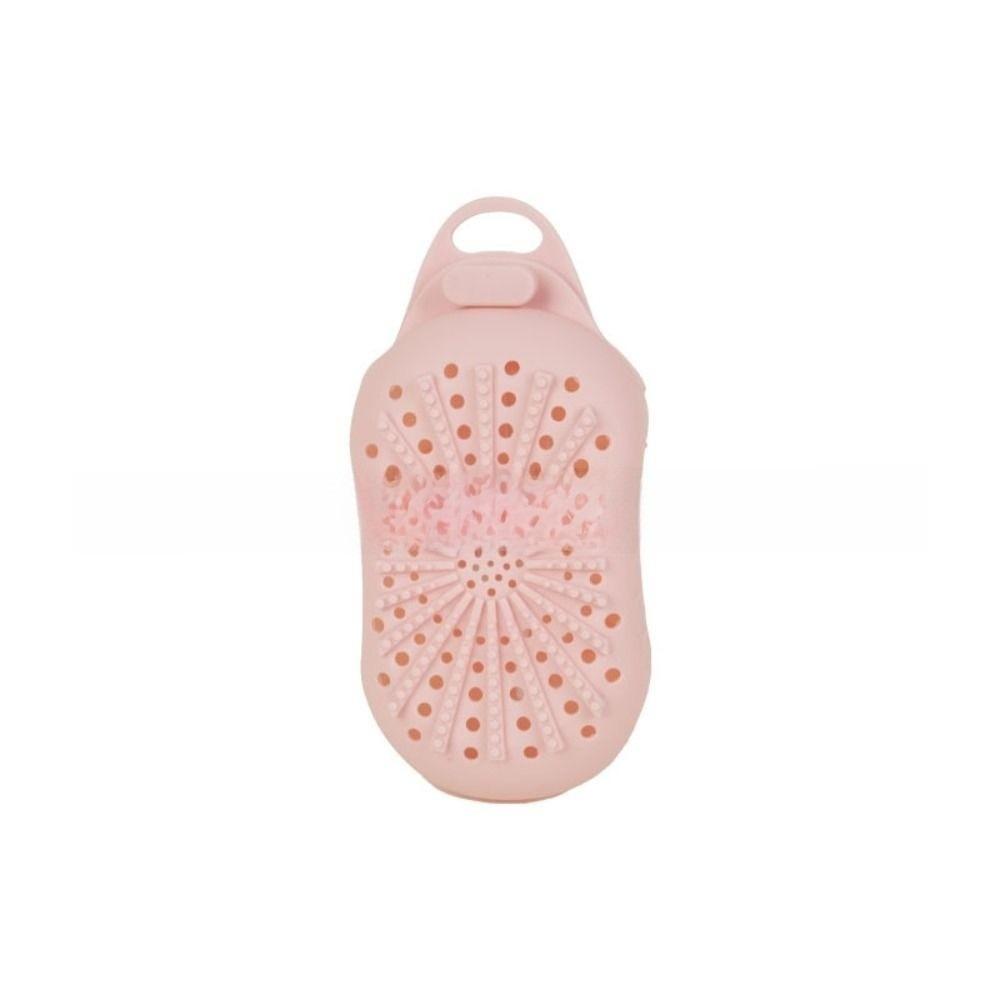 New Silicone Material Silicone Soap Scrubber Quick-Dry Gentle Exfoliating Soap Holder Deep-Clean Bar Soap Scrubber Bath
