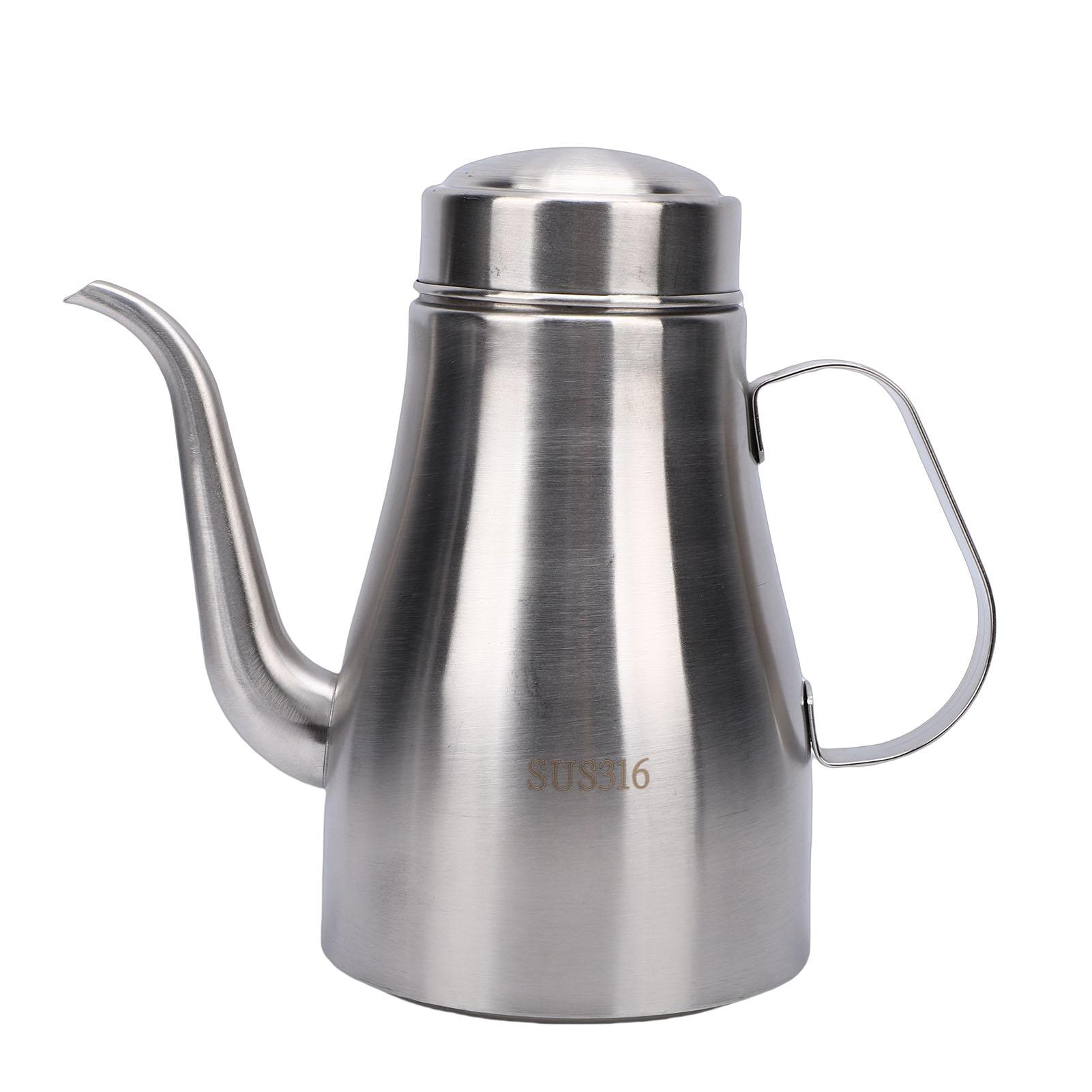 

Масленка из нержавеющей стали с крышкой, контейнер для хранения масла большой емкости, герметичная бутылка для масла, диспенсер для приправ для кухни