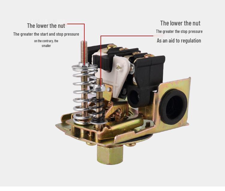 Dual Rod Mechanical Pressure Switch for Water Pump Systems (PC-2)