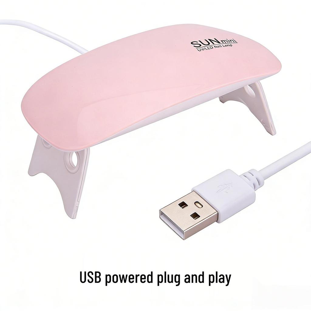 Handheld Mini UV Curing Lamp for Nail Polish Gel and Crafts