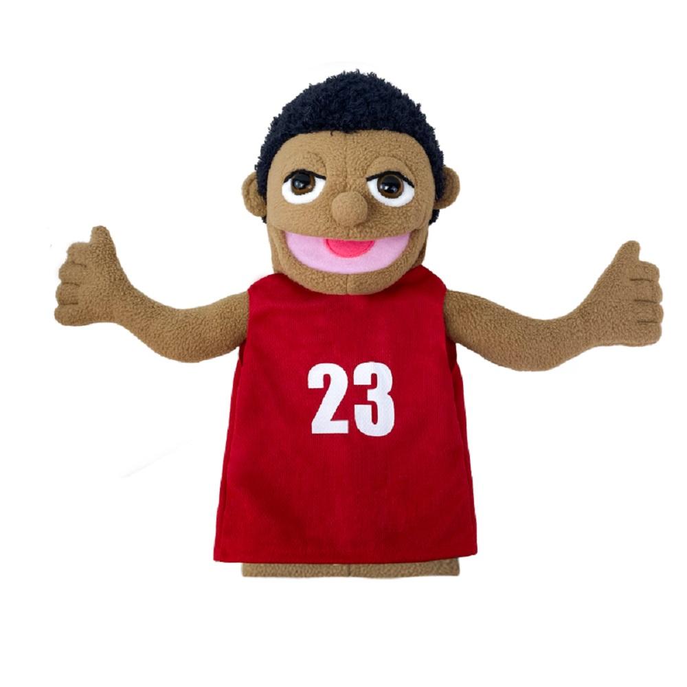 New 36cm Cartoon Profession Attire Series Hand Puppet Plush Toys Doctor Police Officer Nurse Doll Parent-child Educational Toys