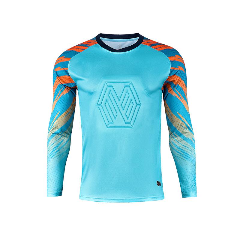 

Children s Padded Goalkeeper Kit: Thick Long-Sleeve Jersey & Shorts Set 2XS