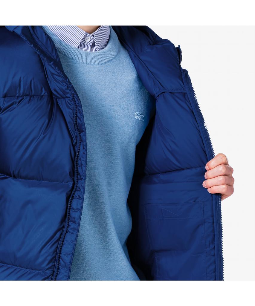 Lacoste Men'S Hooded Duck Down Puffer Bh7841-55N C4X