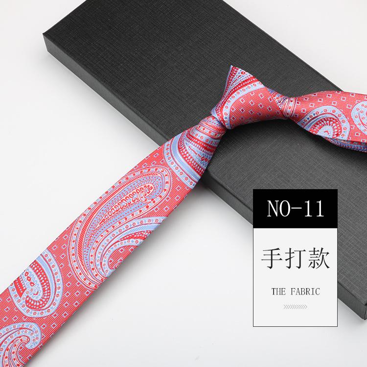 Men'S Tie, Business Hand Narrow 6Cm Trendy Shirt, Suit Pattern Casual