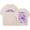 Kpop Demon Hunters 2025 Hot Anime Print Cotton T-shirt For Men Harajuku Summer Short Sleeve Tees Casual Streetwear Unisex Tops