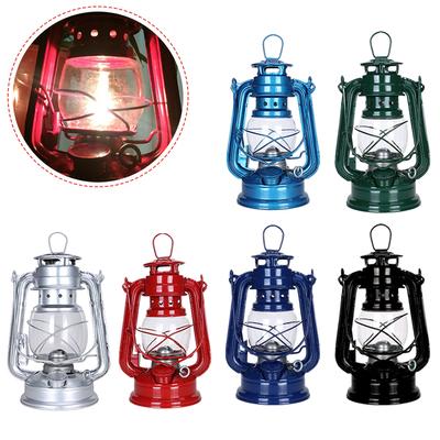 Retro Camping Lantern Kerosene Lamp Portable Handheld Lantern Outdoor Camping Lights 90ml Many Colour Metal Lamps