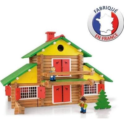 JEUJURA - My Wooden Chalet 240 Pieces