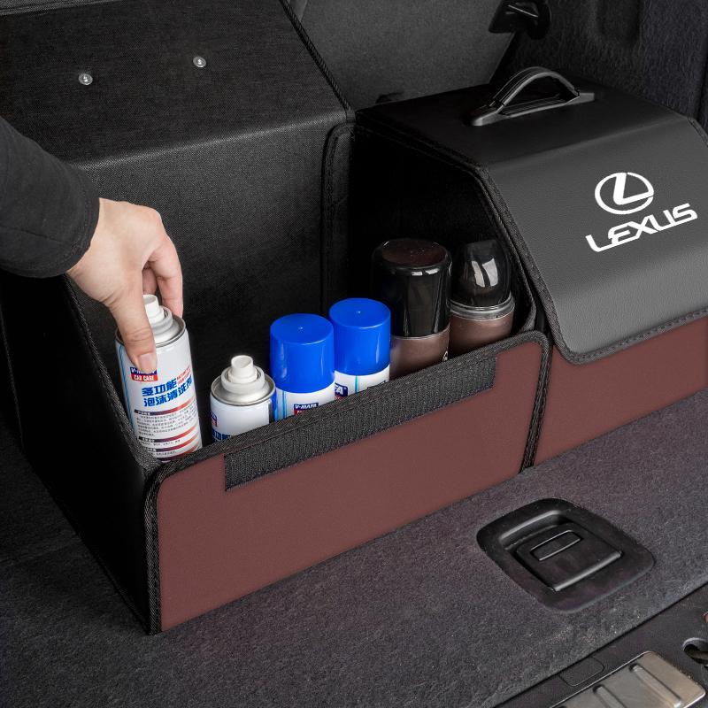 Large Space Car Trunk Storage Box 4 Color Organizing Handbag For Lexus FSPORT LBX NX RX 350h 450h ES UX 300e GS GX IS LS LX CT PO8