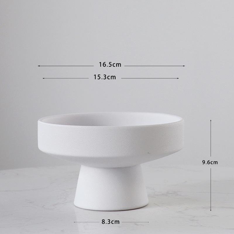 Minimalist Hydroponic Ceramic Flower Pot - Elegant Home & Office Decor