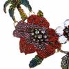 Fashion Colorful Crystal Rhinestone Flamingo Choker Necklace Women Indian Ethnic Statement Large Collar Big Bib Necklace Jewelry