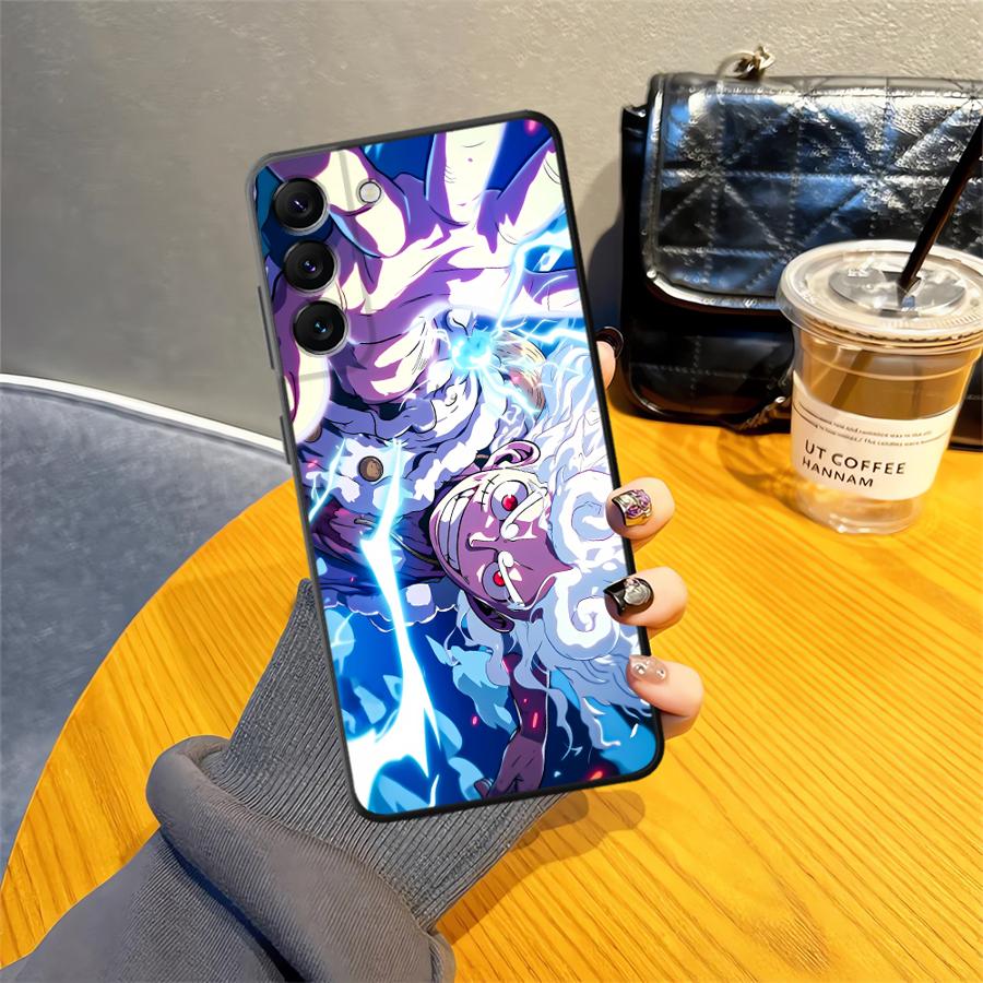 Cool Luffy Anime Case for Samsung Galaxy A05 A01 A02 A50 A70 A03 Note 20 Ultra 9 10 A04 A07 A06 A30 A40 A10 A20 Phone Cover