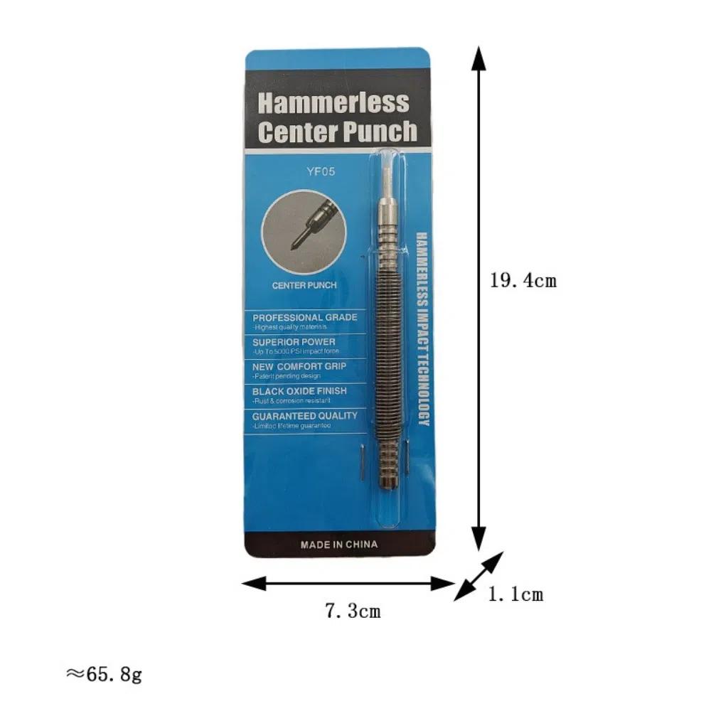 1/2Pcs 1/16&3/32inch Center Pin Punch Double Head Center Holes Punch Woodwork Drill Bit