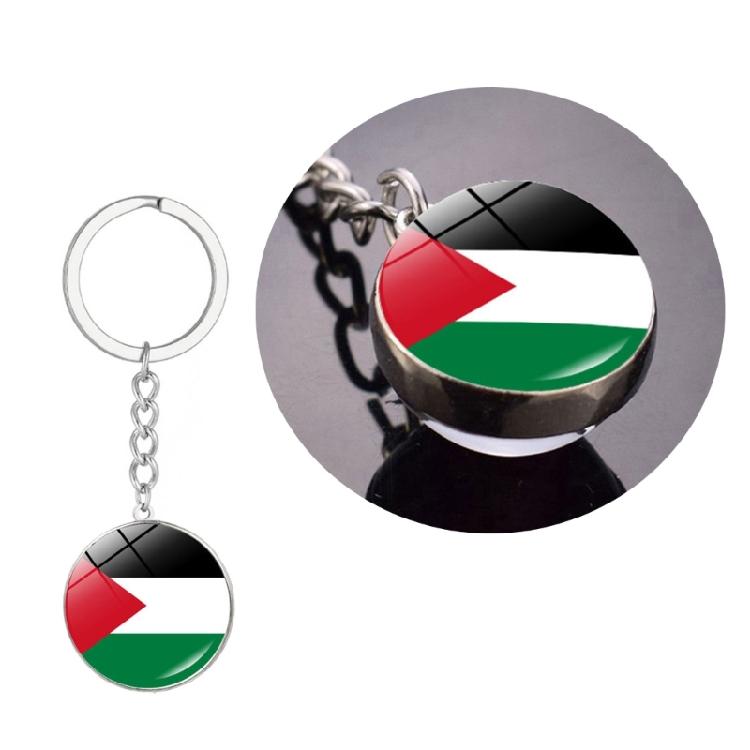 Durable PSE Flag Keychain Men Women Keyring Stylish Alloy Key Chains Ornament