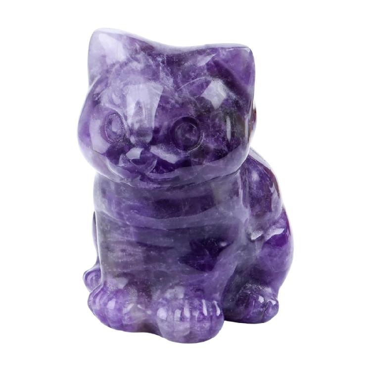 Kristall sitzende Katzen Statue Figuren Kätzchen Skulptur Katzen Dekorationen Schmuckstück für Büro Raum Haus Schreibtisch Dekorationen