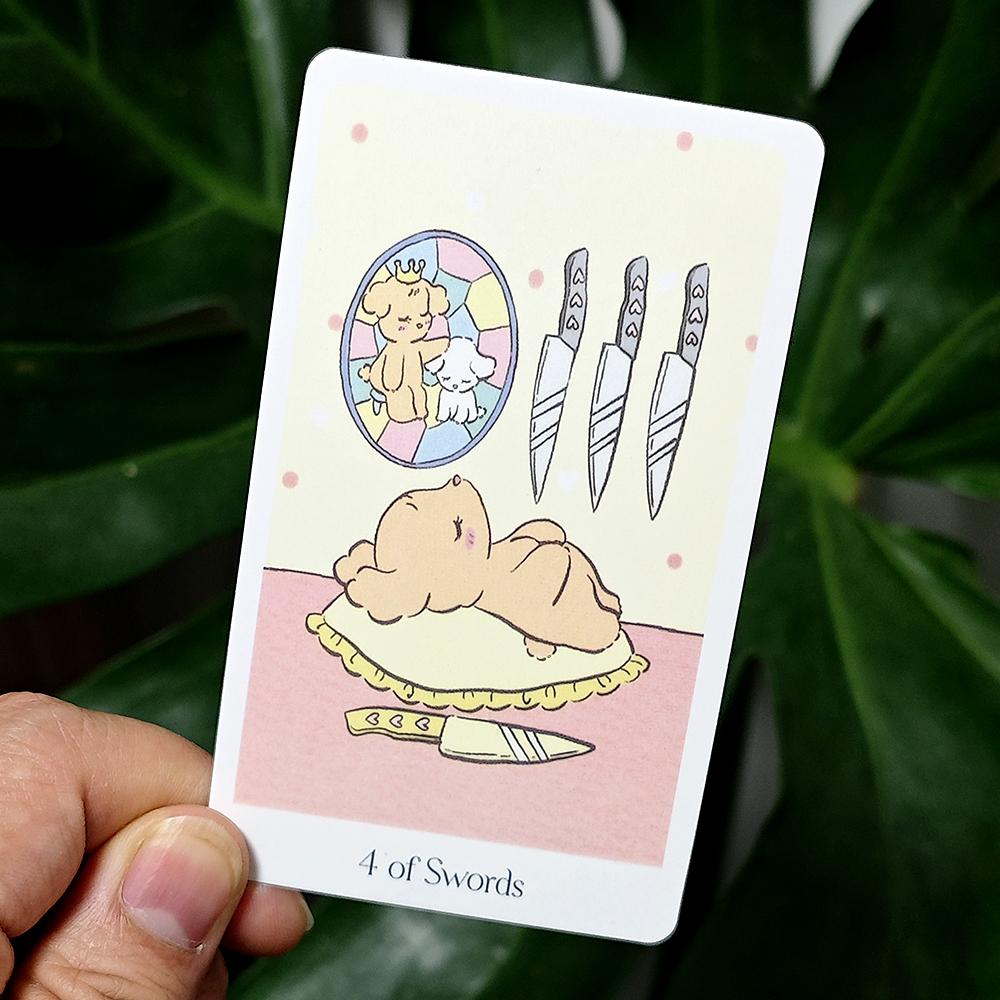 Chouchou Tarot Deck 78 Stück Kawaii Tarotkarten 10,3 * 6 cm