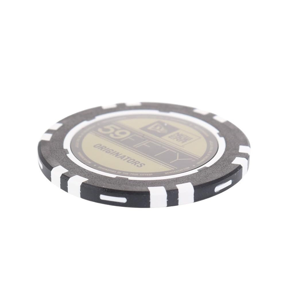 New Era Golf Chip Marker VS Logo Ball Marker Black/Gold 14110182 Accessory