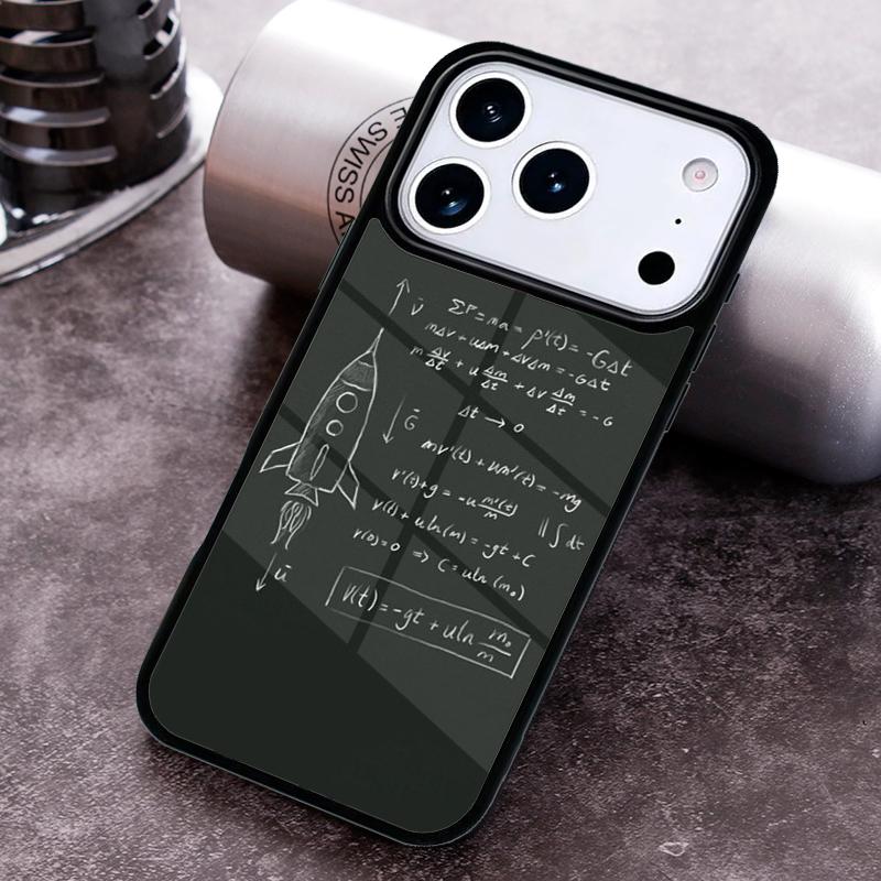 Physics Math Formula Equation soft Phone Case for iPhone 17 16 15 Pro Max Air 14 13 12 11 Plus Shockproof Capa Cover