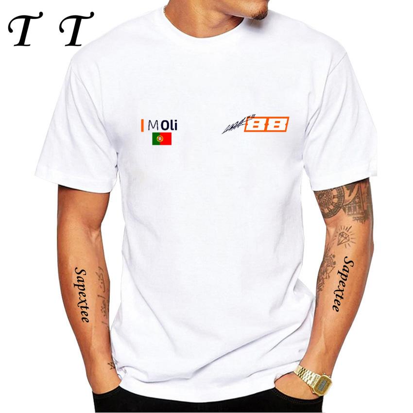 

Футболка Miguel Oliveira 88 Race Riding T-Shirt New Men Short Sleeve Hip Hop Sport Boy Casual Tees Motorcycle Riding White Tops S