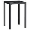 VidaXL Table de jardin anthracite 50x50x72 cm acier 362742