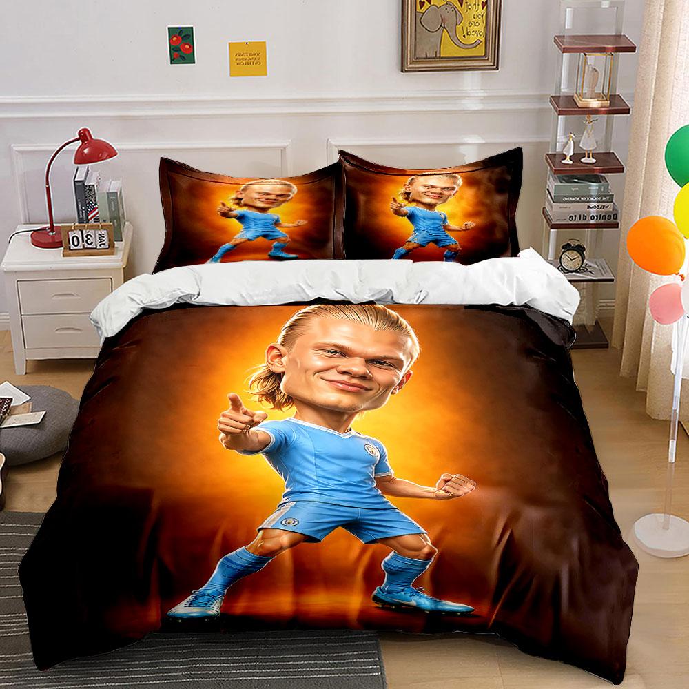 "Cartoon Athlete Bedding Set" Bedding Duvet Cover Set Duvet Cover Pillowcases  (1 * Duvet Cover 2 * Pillowcases, without duvet insert)