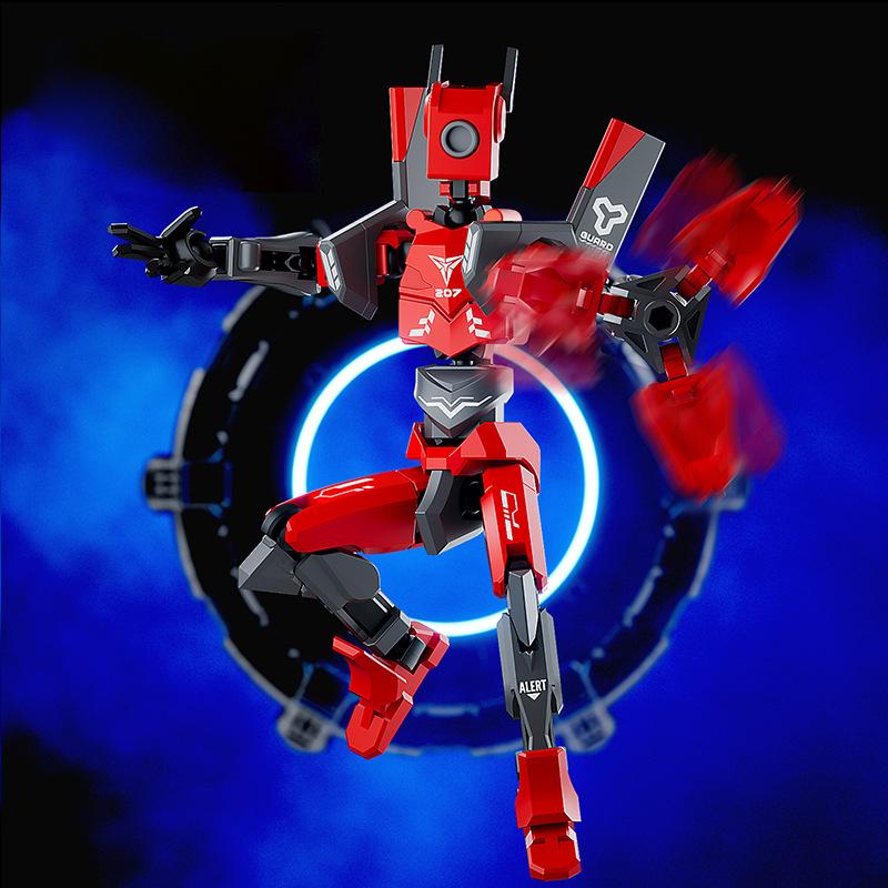 Mech T13 Action Figure Titan 13 Action Figure Dummy Lucky 13 Action Figure 3D Printed Multi-Jointed Movable Nova Action Figure