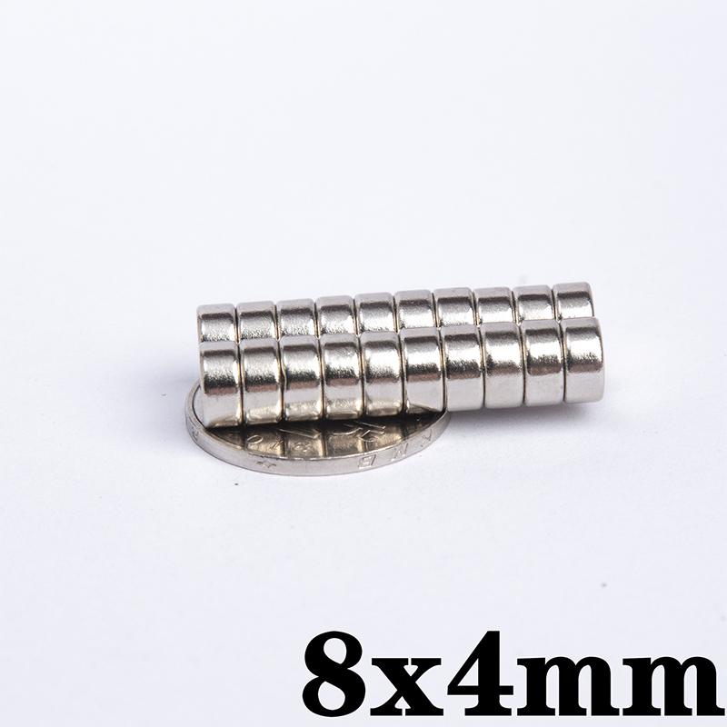 20/50pcs 4x1mm & 8x4mm Magnets - Micro Stealth and Medium Power Discs for Varied Tasks