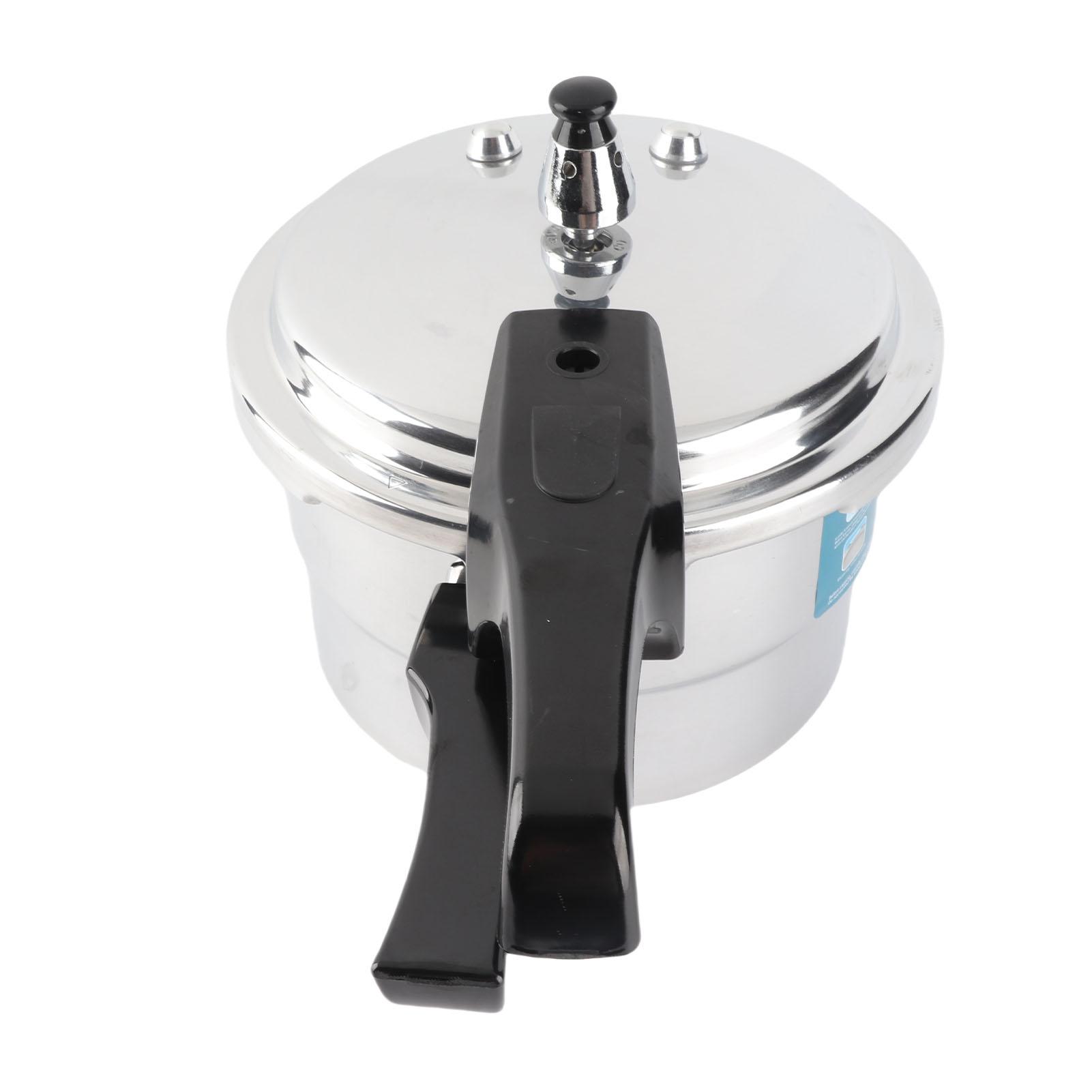 

3L Pressure Cooker Explosion Proof Aluminum Alloy Stovetop Fast Cooking Canning Cooker Pot with Steam Rack for Kitchen