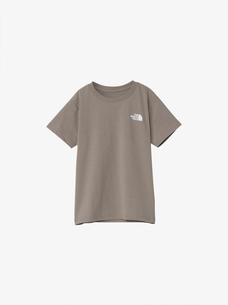 The North Face Short Sleeve ES Climbing Logo Size 150 T-Shirt, S/S Tee, Mushroom,