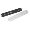 2Pcs Electric Guitar Control Plate Metal Instrument Accessory Silver Black for TL