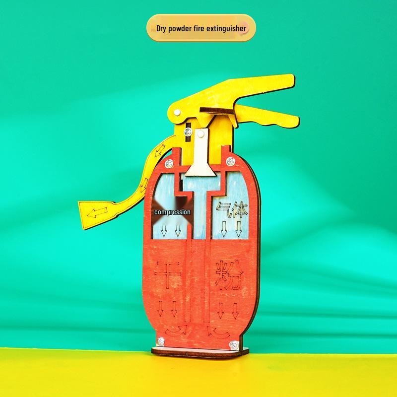 DIY Handmade STEAM Dry Powder Fire Extinguisher Model for Fun, Educational Science Experiments