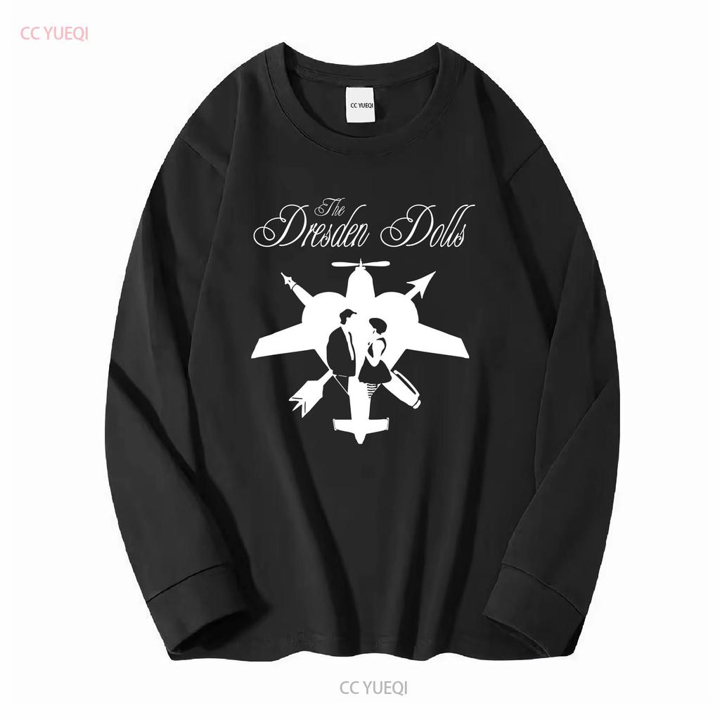 Camiseta The Dresden Dolls tendencia hoT Navidad vintage Lavada Ligeramente hombre ropa de diseñador Transpirable