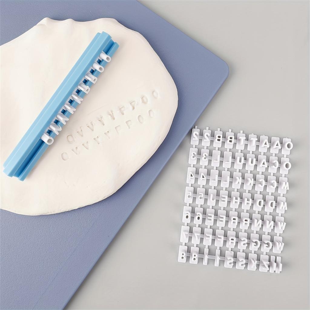 English Letter, Number, , Seal Tool, Cookie Mold, DIY Movable Type Press Mold, Baking Tool