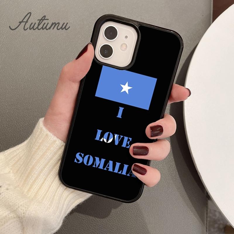 Somali Somalia National Flag Phone Case for iPhone 11 12 13 14 Pro Max mini X XR XS SE 2020 6S 7 8 Plus Galaxy S21 S22 shell