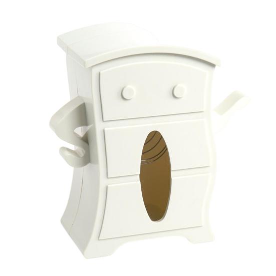 Yousheng Roztomý držák na papírové kapesníky Kreativní tvar Živé barvy Protiskluzový design Velká kapacita Držák na papír Úspora místa Stolní dekorace