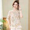 Chic Summer Chiffon Tops: Loose, Fashionable Short-Sleeves for Moms and Mature Women
