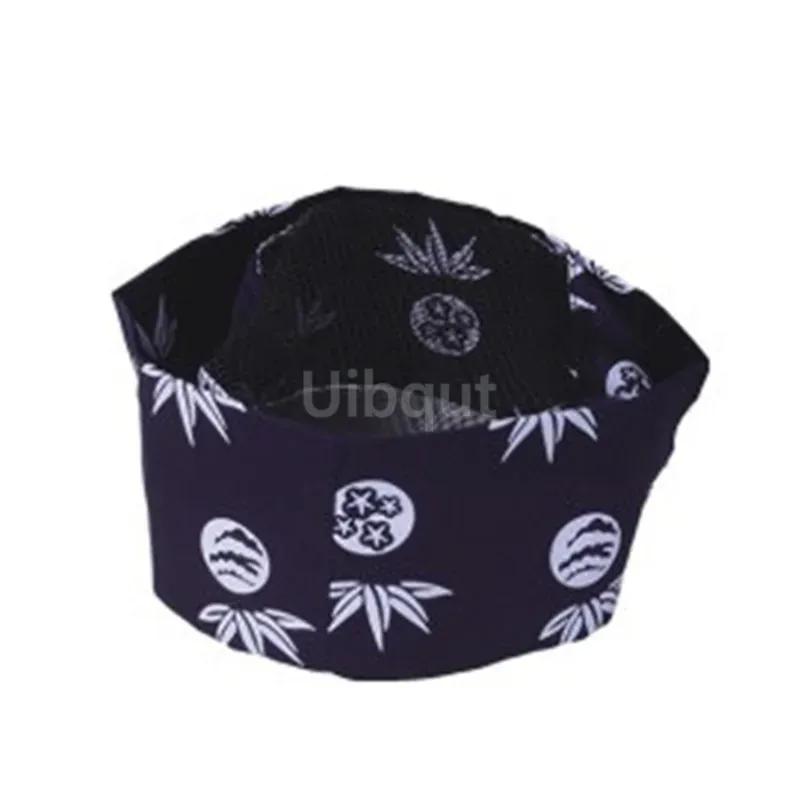 Japanese Style Sushi Chef Hat Cuisine Sushi Working Hat Headscarf Sushi Clothing Hat Chef Headwrap Skull Caps for Restaurant