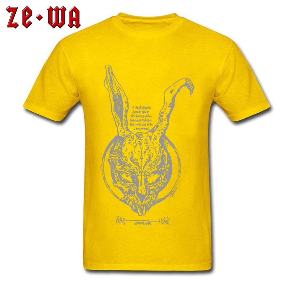 Tshirt Donnie Darko T Shirt Men Black Tshirt Suspicion Science Fiction Tops Tees Tony Vintage Cotton Streetwear Thriller Movie