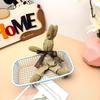 Houndstooth Rabbit Cartoon Figure Keychain with Scarf Pendant
